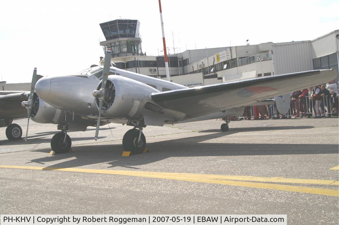 PH-KHV, 1952 Beech Expeditor 3NM (D18S) C/N A-904/CA-254, 17 th Antwerp Stampe Fly in.Painted as G-29 K.Lu.Royal Netherlands Air Force Historical Flight.
