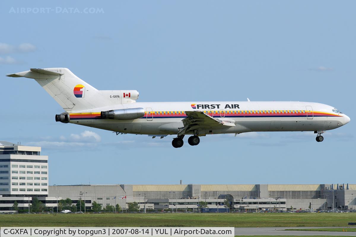 C-GXFA, 1975 Boeing 727-233C C/N 20938, short final for 24R.