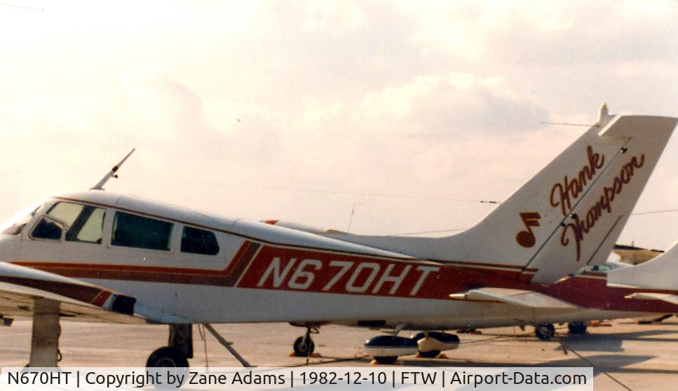 N670HT, 1960 Cessna 310F C/N 310-0002, Country singer Hank Thompson's airplane