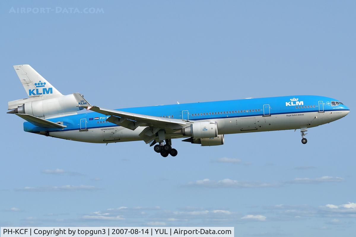 PH-KCF, 1994 McDonnell Douglas MD-11 C/N 48560, short final for 24R.