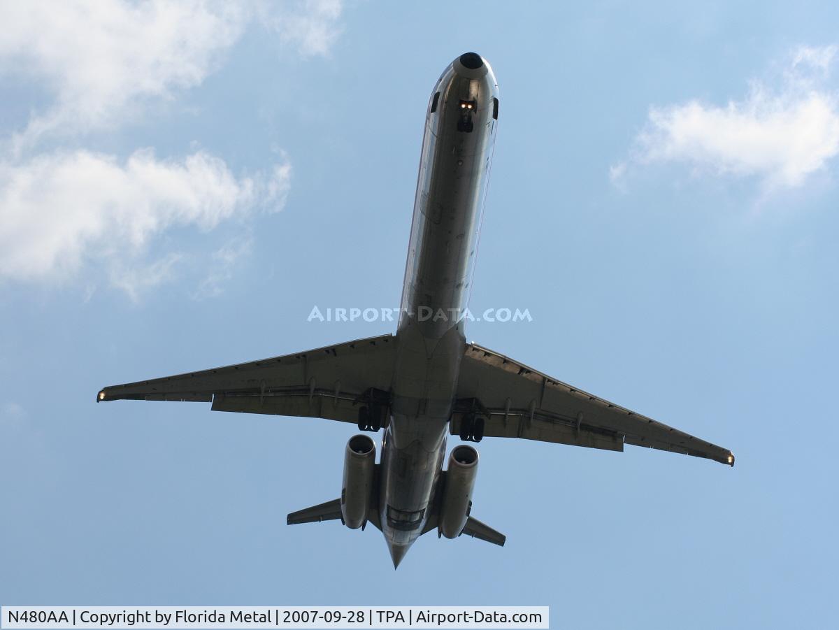 N480AA, 1988 McDonnell Douglas MD-82 (DC-9-82) C/N 49655, AA MD-80