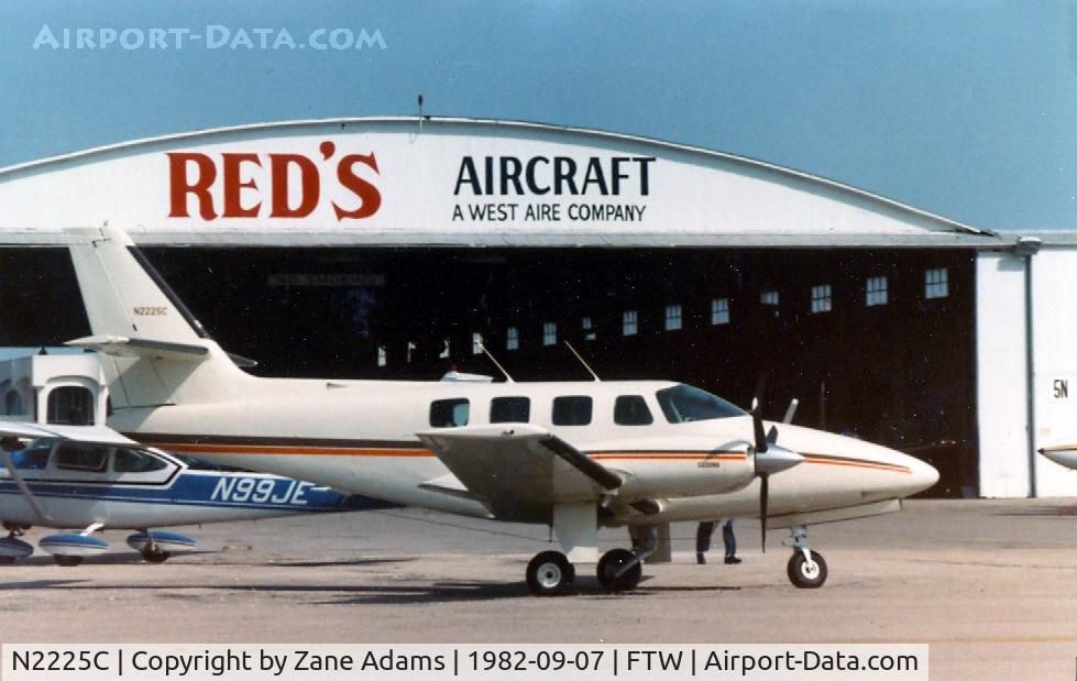 N2225C, Cessna T303 Crusader C/N T30300070, On the ramp at Meacham Field
