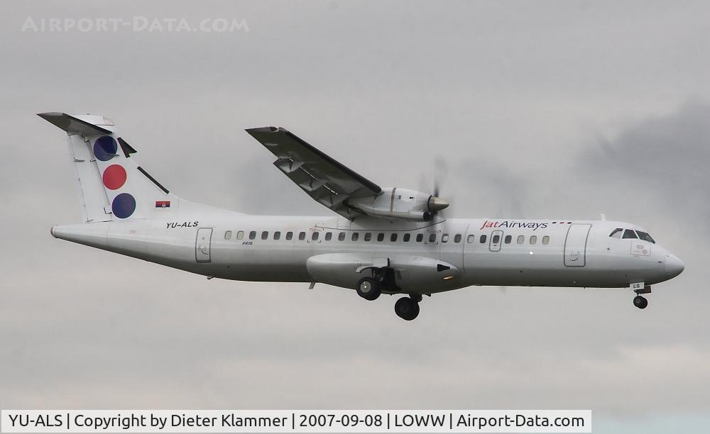 YU-ALS, 1990 ATR 72-201 C/N 162, YAT Airways ATR-72