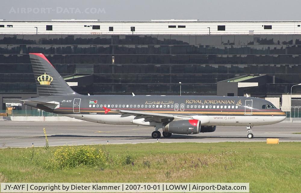 JY-AYF, 2006 Airbus A320-232 C/N 2692, Royal Jordanian A320