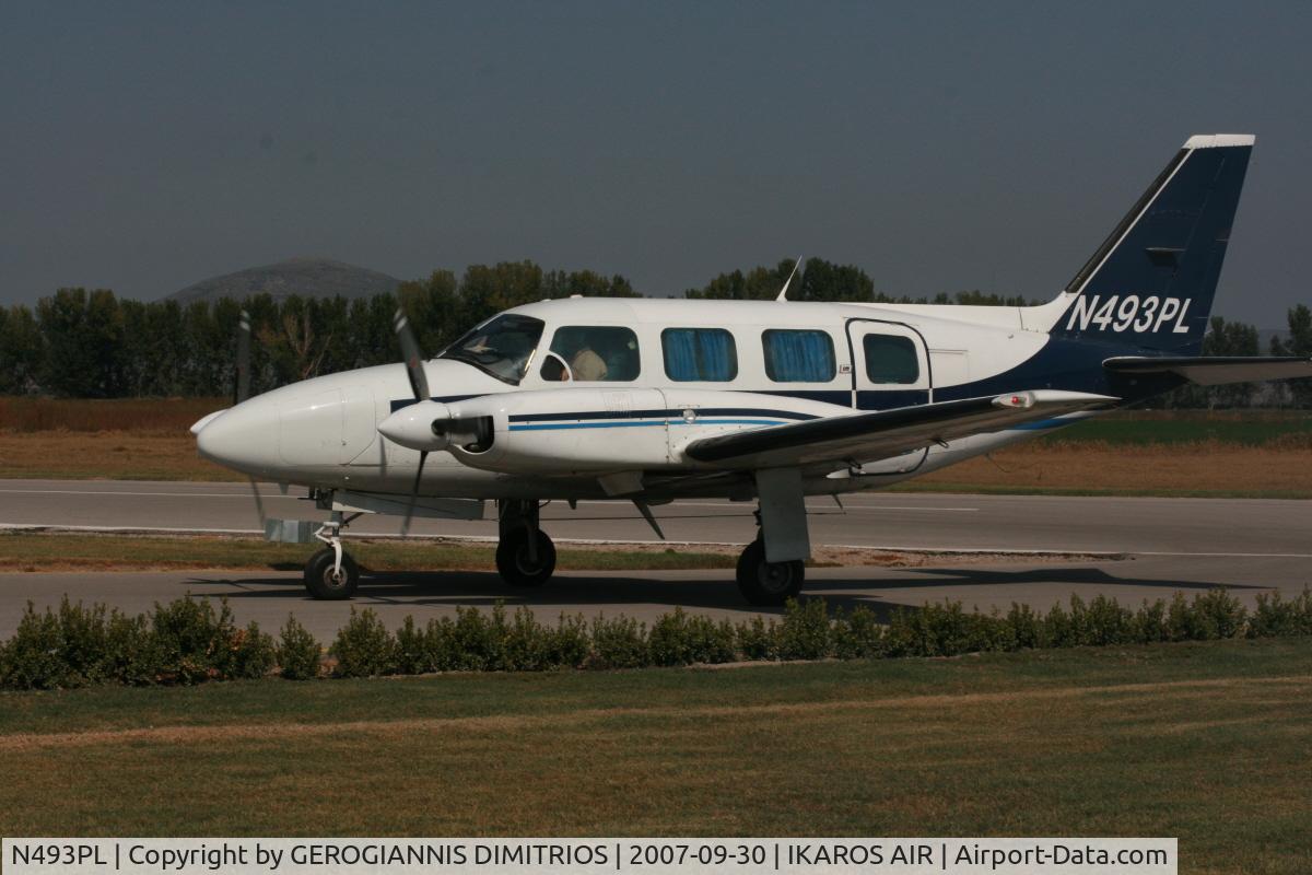 N493PL, 1975 Piper PA-31-350 Navajo Chieftain Chieftain C/N 31-7612028, TAKING PART AT AOPA HELLAS FLY-IN AT IKAROS AIRPORT GREECE