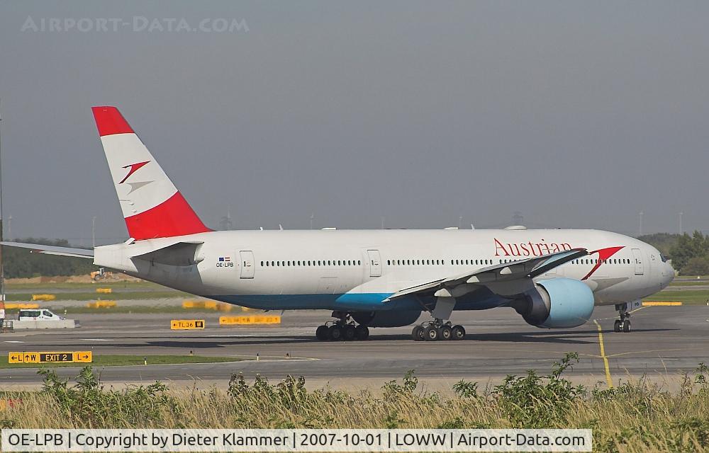 OE-LPB, 1998 Boeing 777-2Z9/ER C/N 28699, Austrian Boeing 777