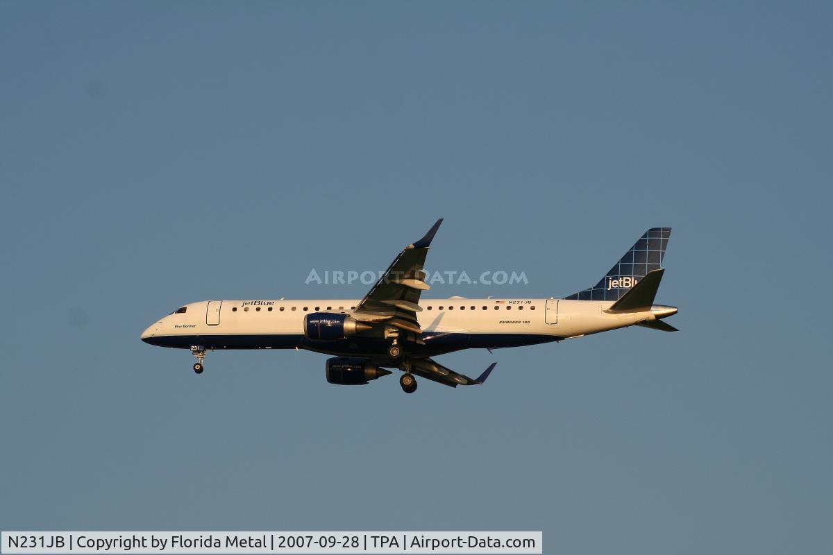N231JB, 2006 Embraer 190AR (ERJ-190-100IGW) C/N 19000033, Jet Blue