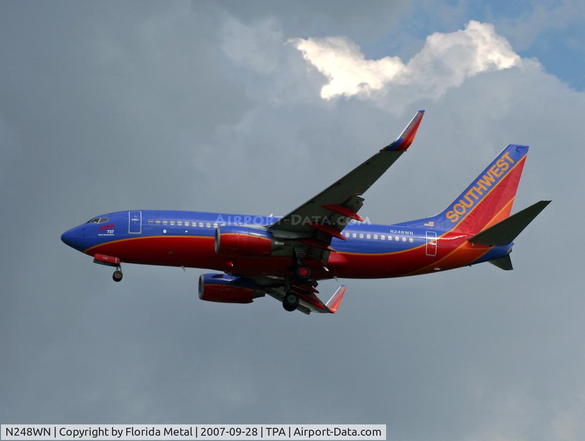 N248WN, 2006 Boeing 737-7H4 C/N 32509, Southwest