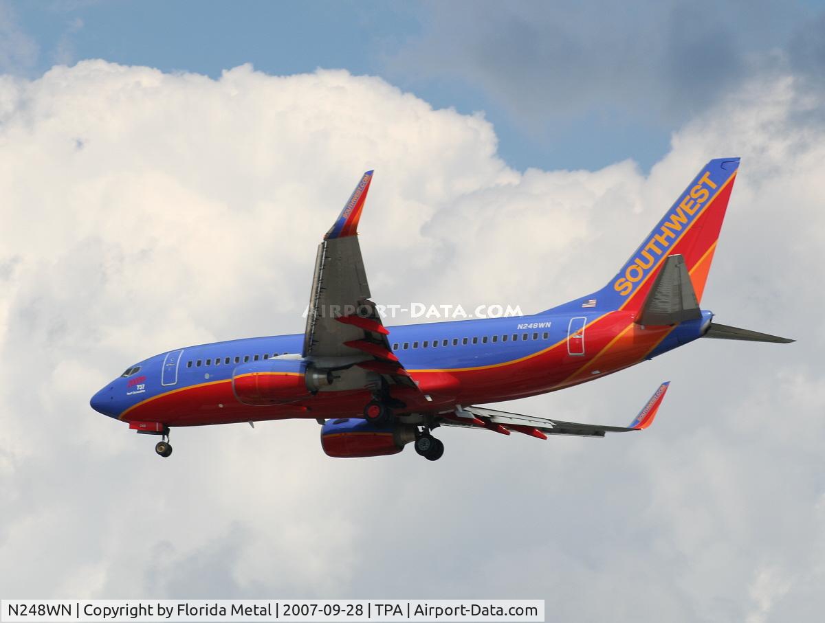 N248WN, 2006 Boeing 737-7H4 C/N 32509, Southwest