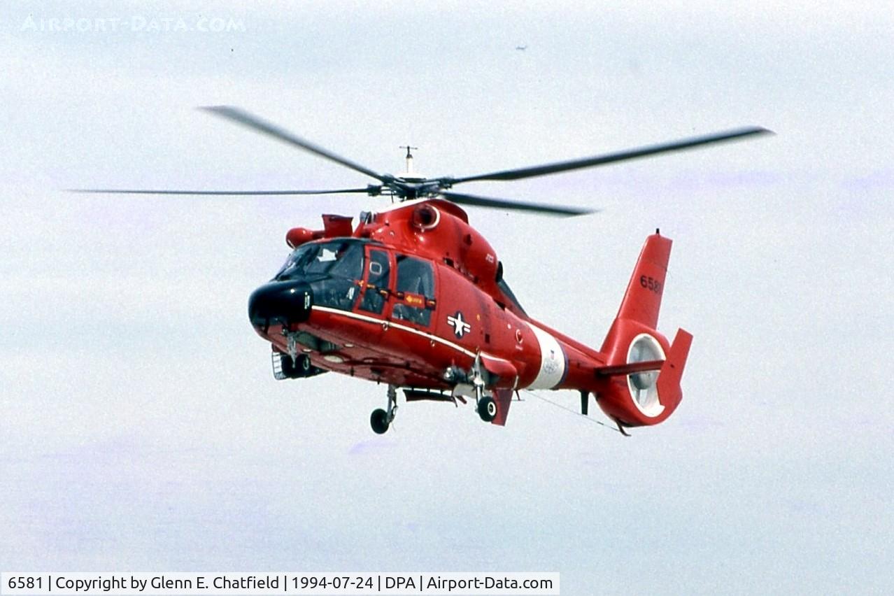 6581, 1988 Aerospatiale HH-65C Dolphin C/N 6279, HH-65A in for the air show.  Later upgraded to HH-65C