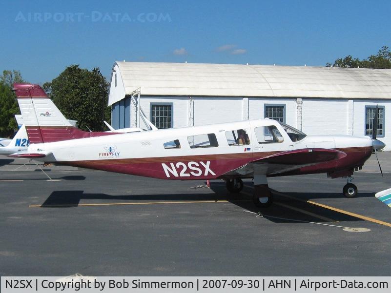 N2SX, 1975 Piper PA-32R-300 Cherokee Lance C/N 32R-7680020, On the ramp in Athens, GA