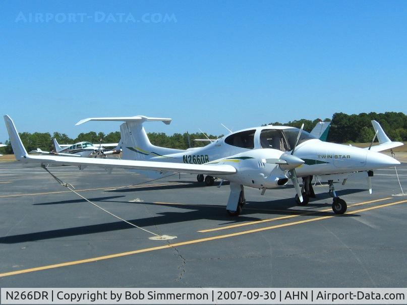 N266DR, 2007 Diamond DA-42 Twin Star C/N 42.AC066, On the ramp in Athens, GA