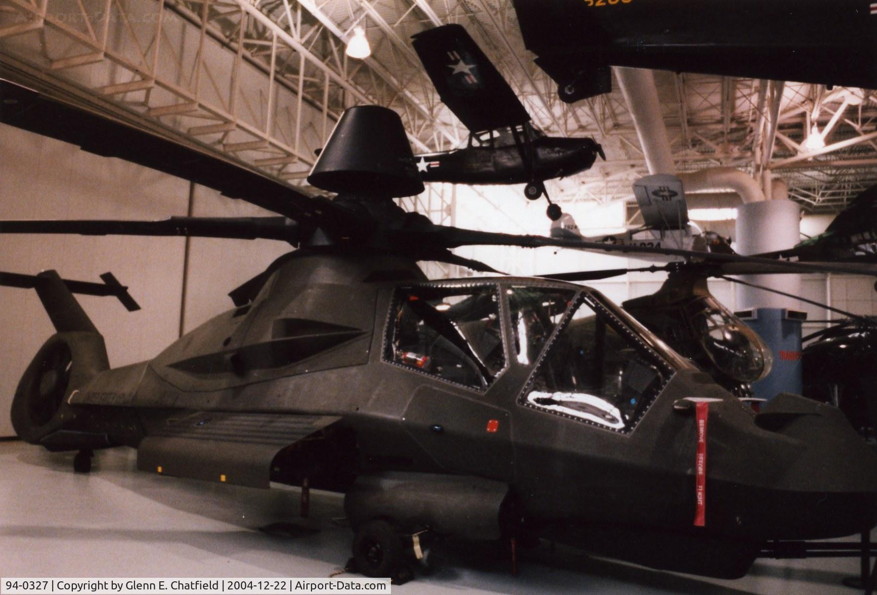 94-0327, 1995 Boeing-Sikorsky RAH-66A Comanche C/N 66-001, RAH-66A at the Army Aviation Museum