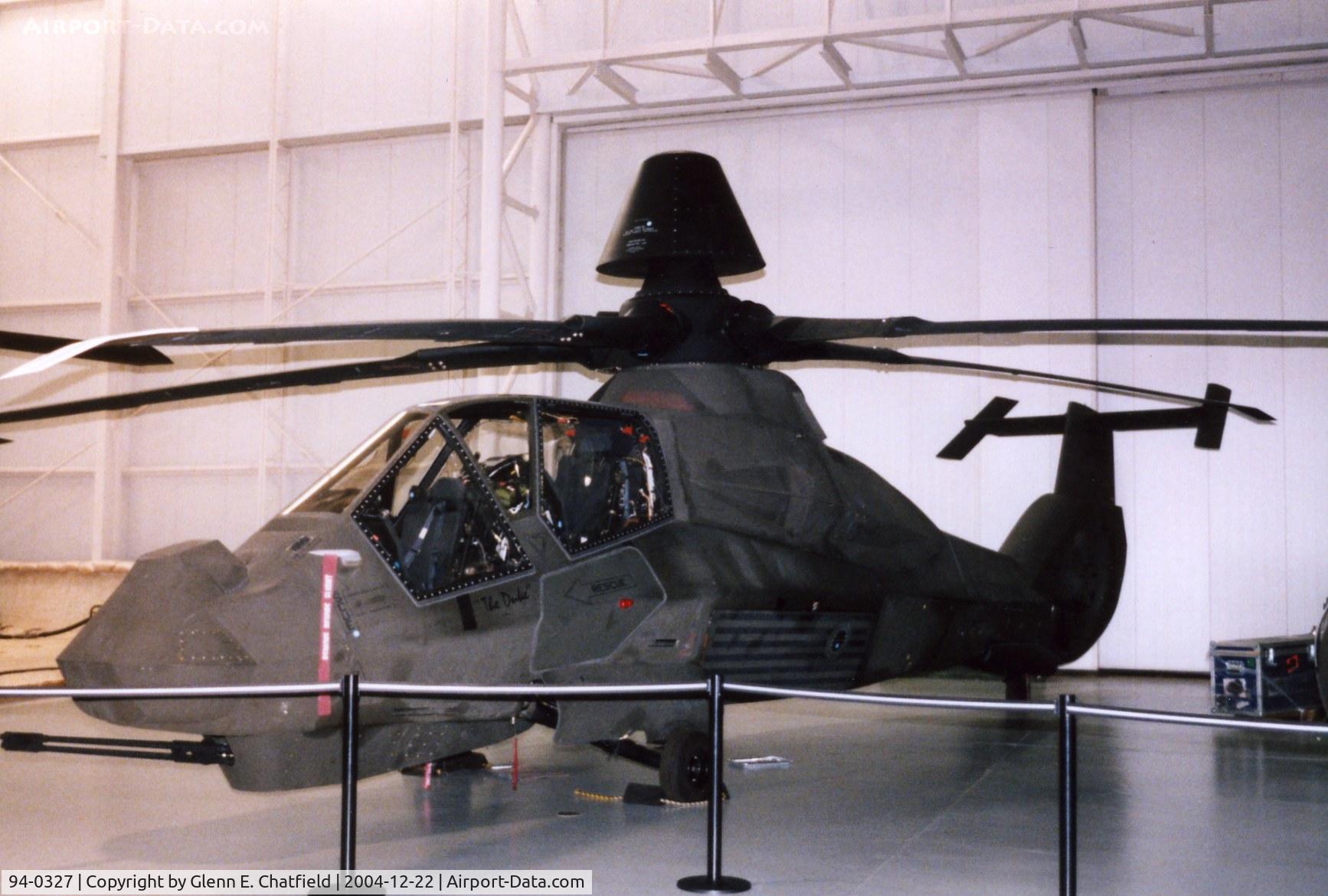 94-0327, 1995 Boeing-Sikorsky RAH-66A Comanche C/N 66-001, RAH-66A at the Army Aviation Museum