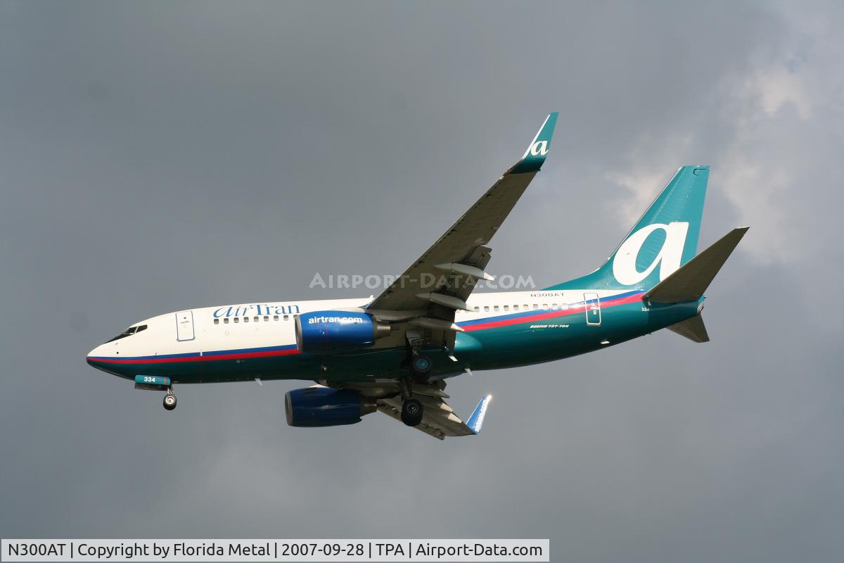 N300AT, 2006 Boeing 737-7BD C/N 33923, Air Tran