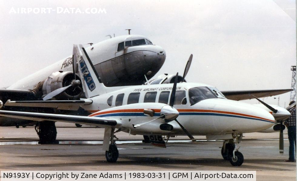 N9193Y, Piper PA-31T3 C/N 31T8275010, Piper PA-31T company demonstrator