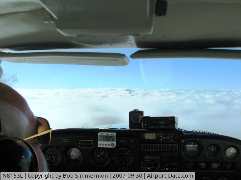 N8153L, 1967 Cessna 172H C/N 17256353, Don at the controls somewhere over Kentucky at 8000'