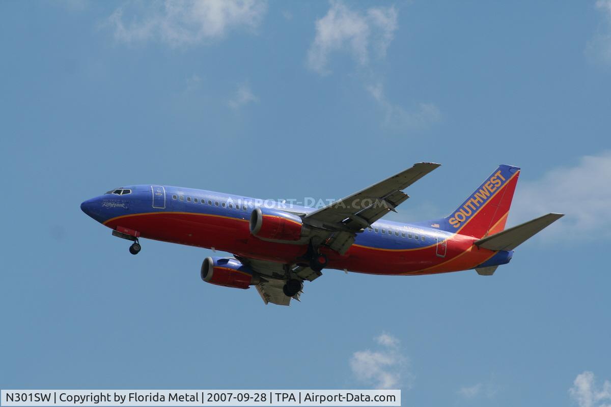 N301SW, 1984 Boeing 737-3H4 C/N 22941, Southwest
