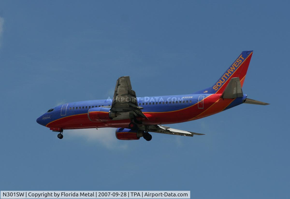 N301SW, 1984 Boeing 737-3H4 C/N 22941, Southwest