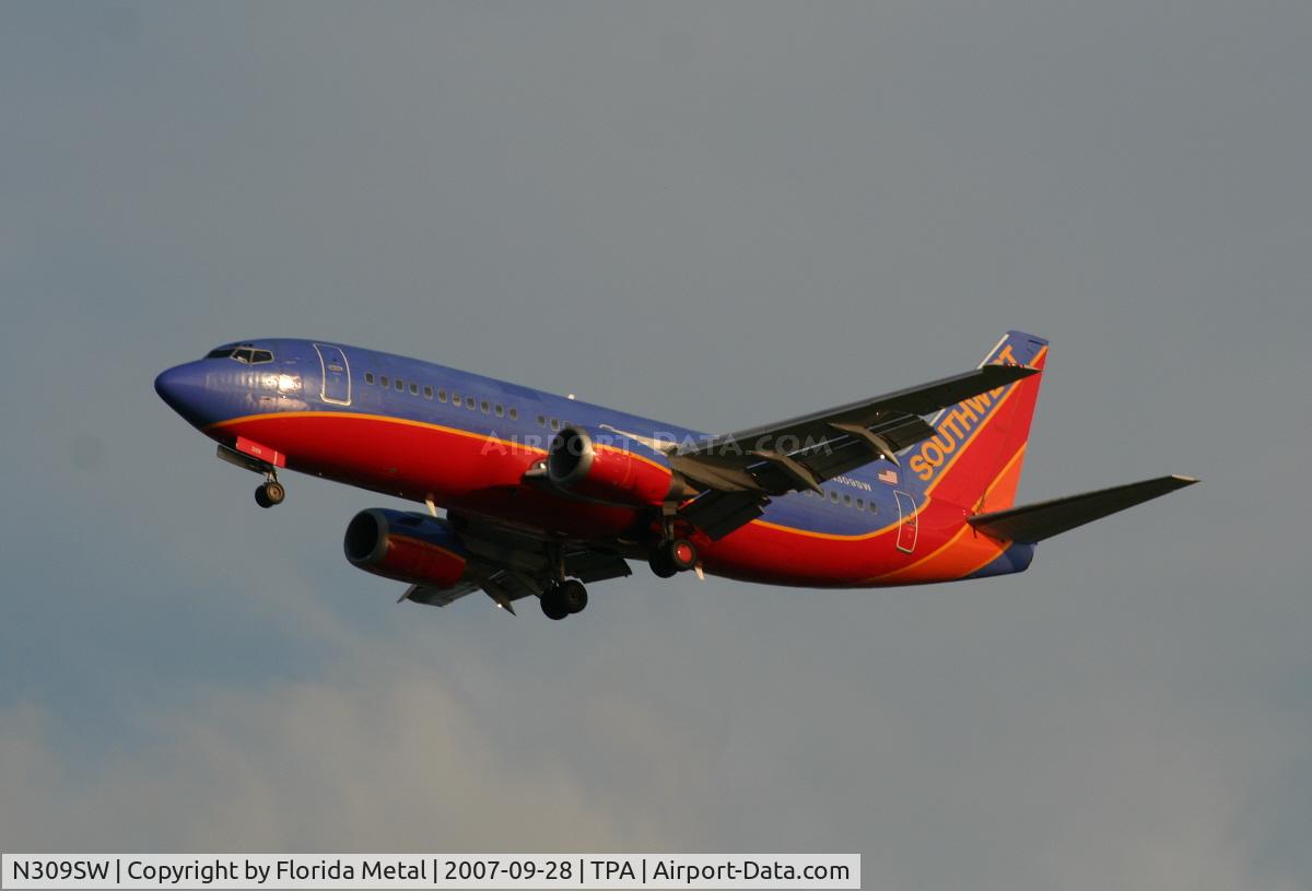 N309SW, 1985 Boeing 737-3H4 C/N 22948, Southwest