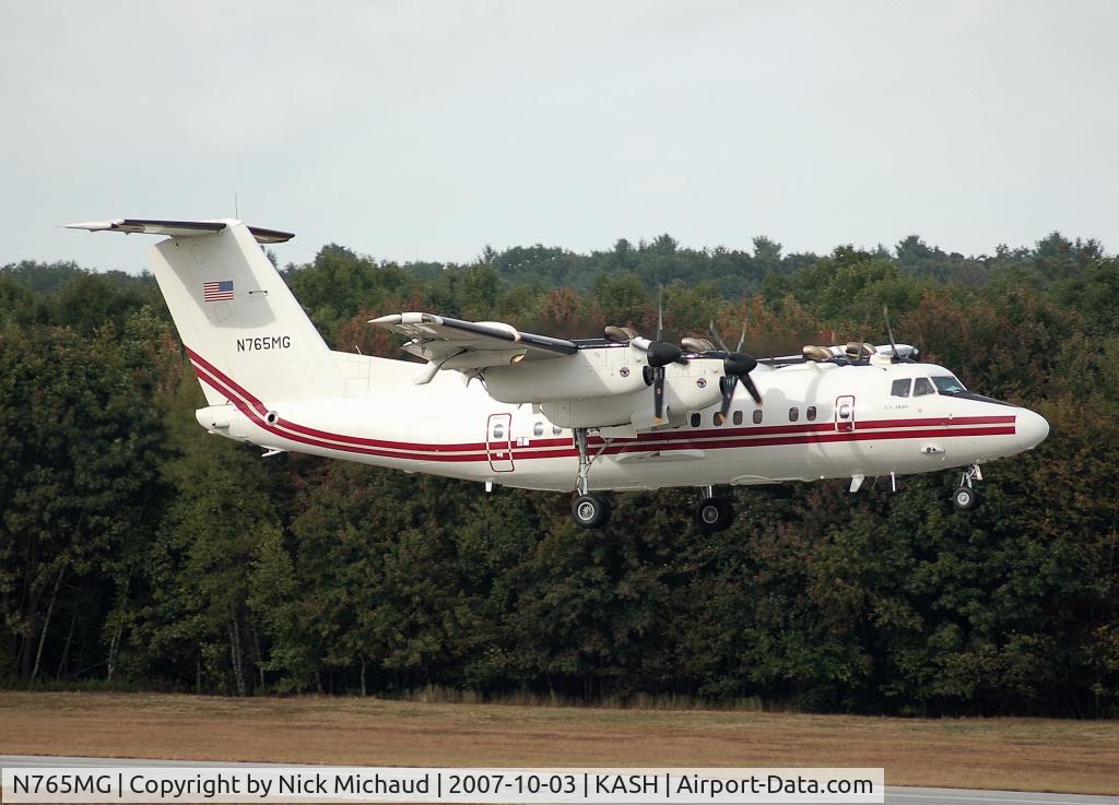 N765MG, 1982 De Havilland Canada DHC-7-102 Dash 7 C/N 65, US Army DASH 7!!!! and in Nashua wow