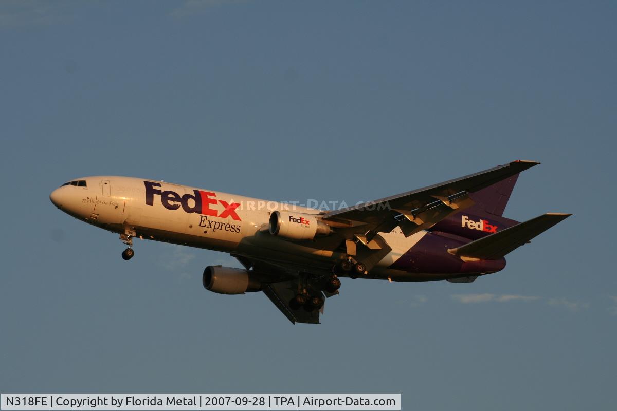 N318FE, 1979 McDonnell Douglas MD-10-30F C/N 46837, Fed Ex