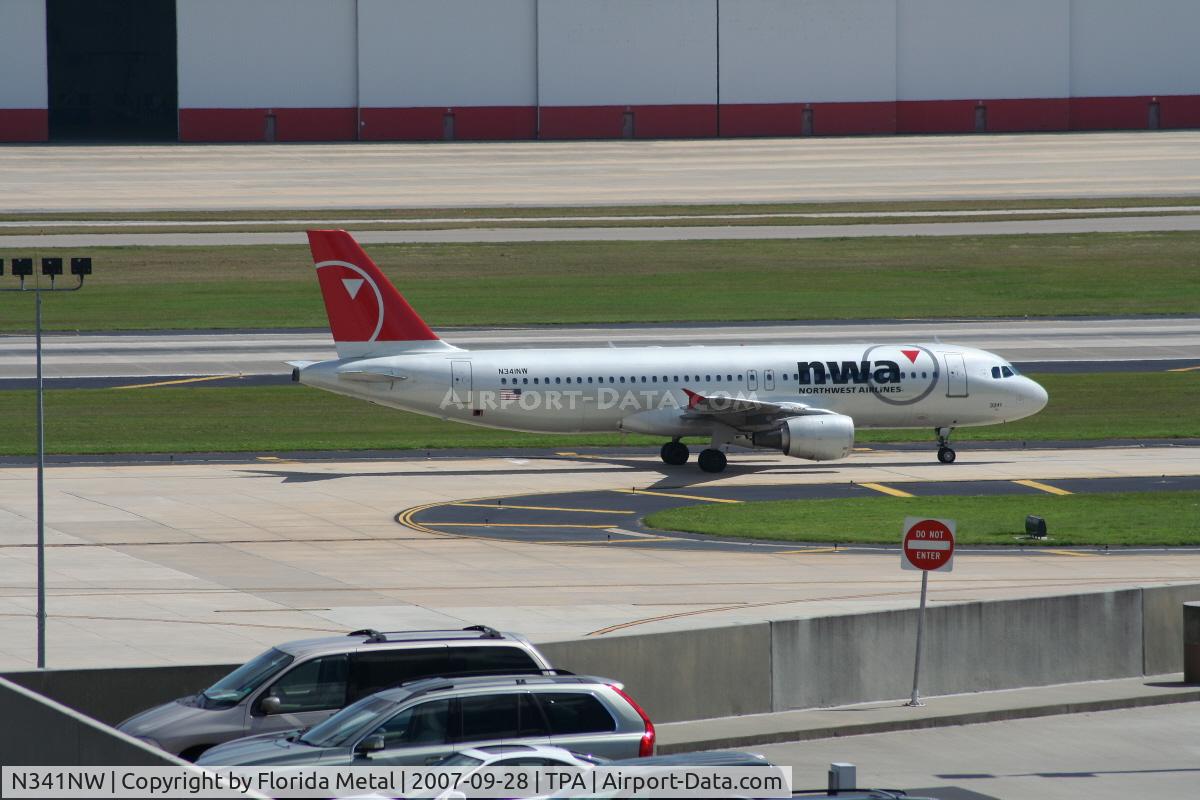 N341NW, 1992 Airbus A320-212 C/N 380, Northwest