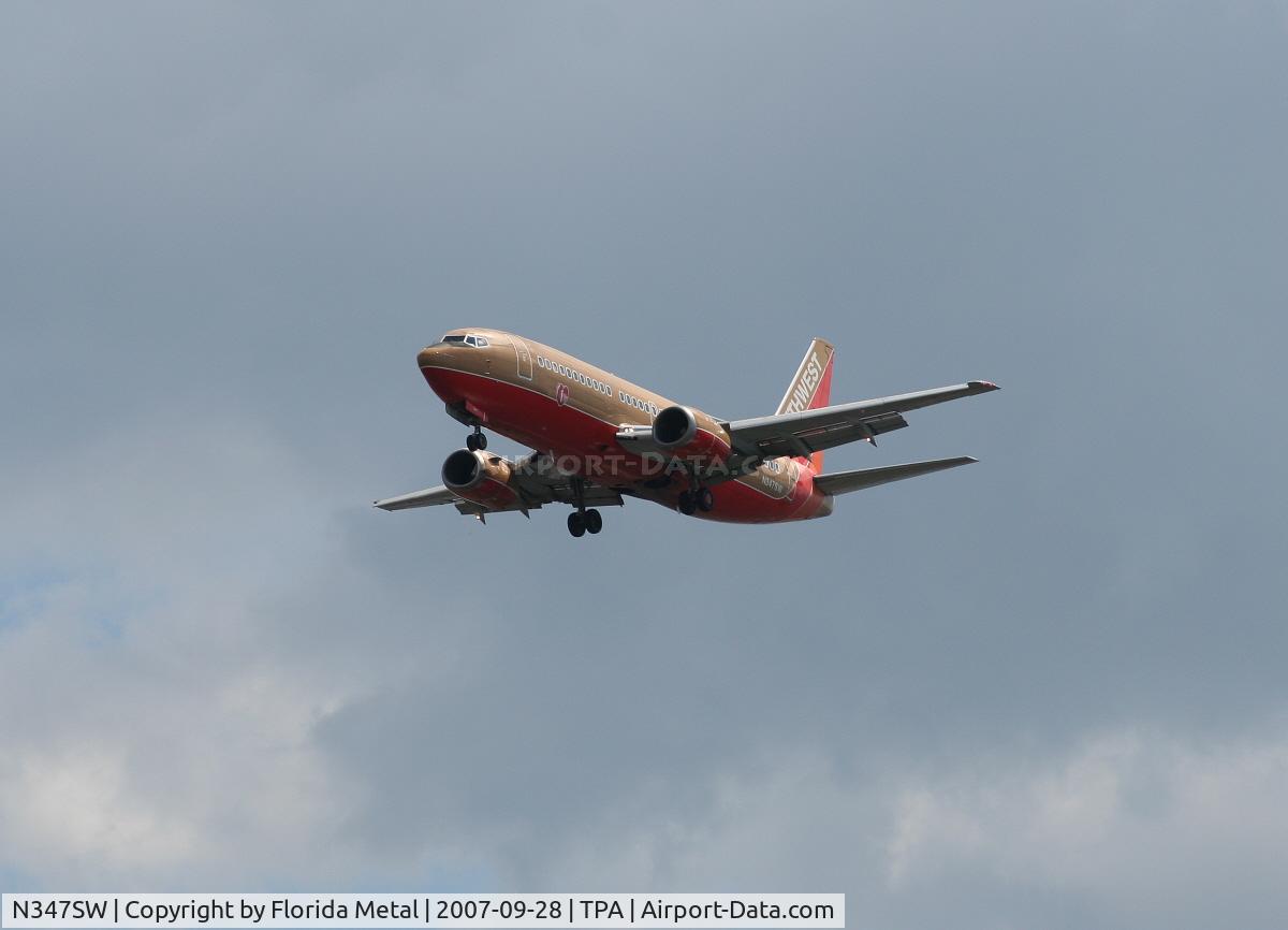 N347SW, 1989 Boeing 737-3H4 C/N 24374, Southwest