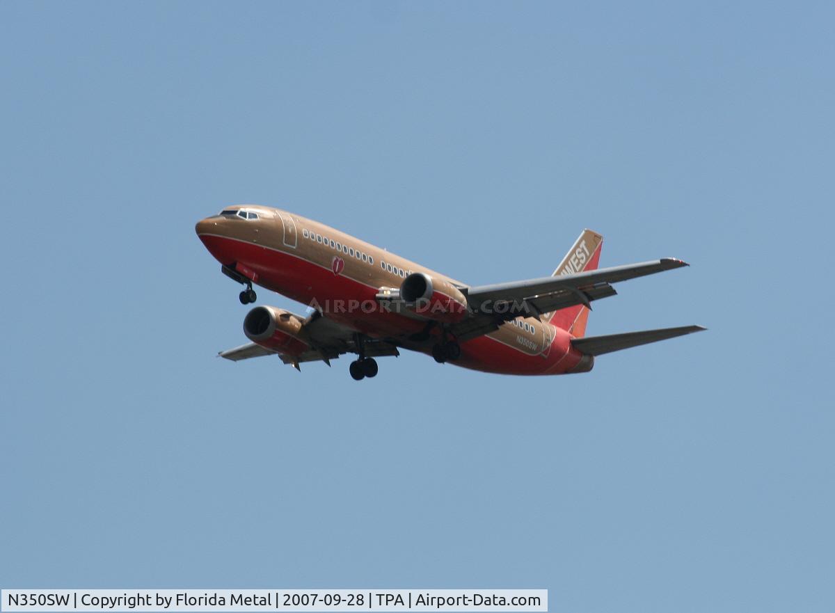 N350SW, 1989 Boeing 737-3H4 C/N 24409, Southwest