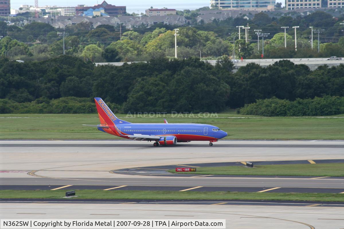 N362SW, 1992 Boeing 737-3H4 C/N 26573, Southwest