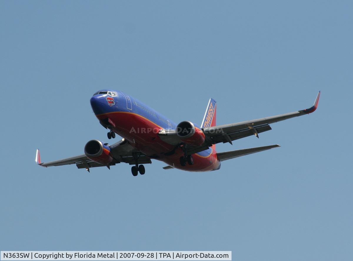 N363SW, 1993 Boeing 737-3H4 C/N 26574, Southwest