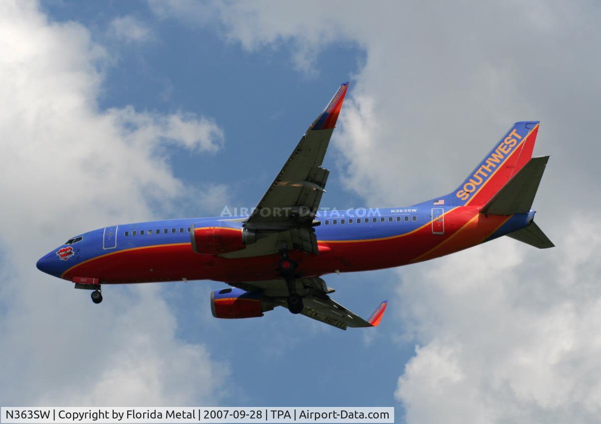 N363SW, 1993 Boeing 737-3H4 C/N 26574, Southwest
