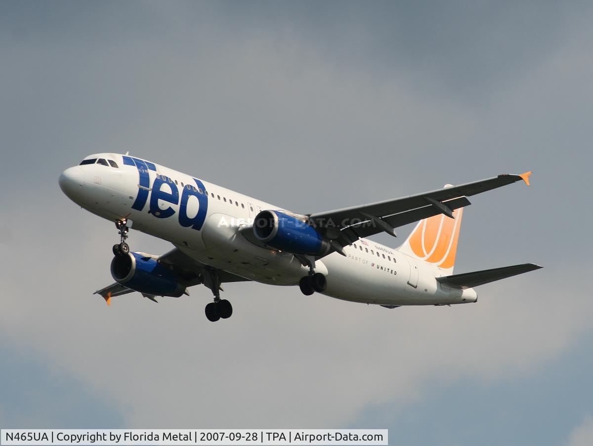 N465UA, 2000 Airbus A320-232 C/N 1341, Ted