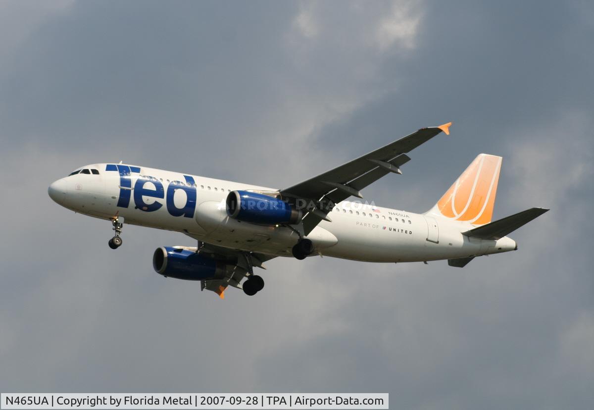 N465UA, 2000 Airbus A320-232 C/N 1341, Ted