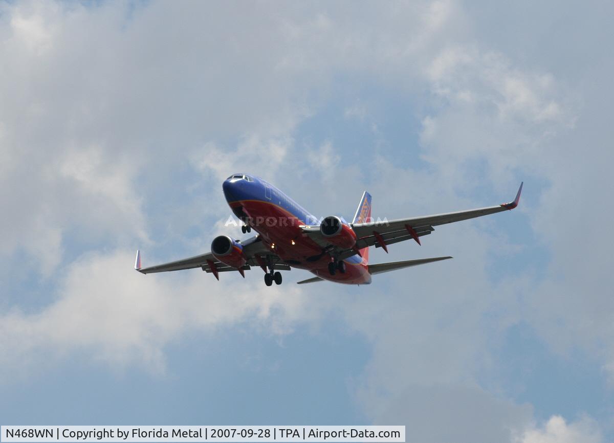 N468WN, 2004 Boeing 737-7H4 C/N 33858, Southwest