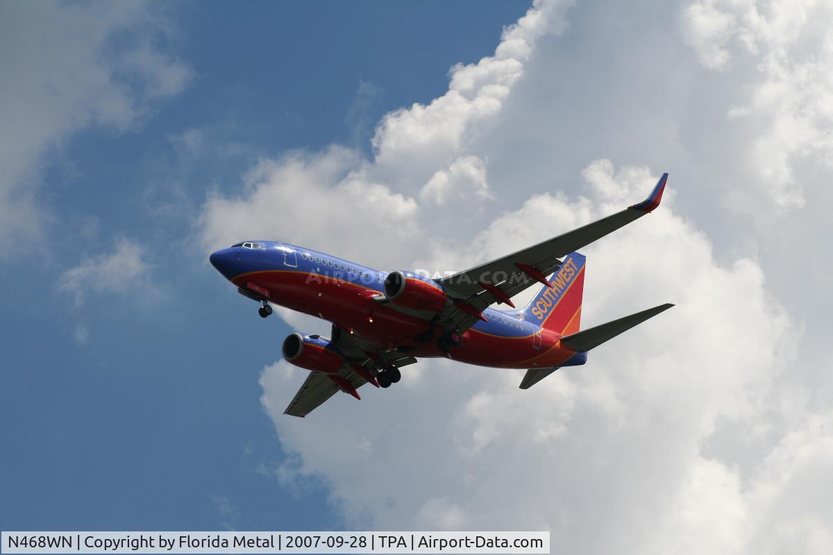 N468WN, 2004 Boeing 737-7H4 C/N 33858, Southwest