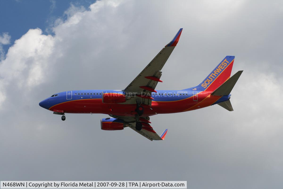 N468WN, 2004 Boeing 737-7H4 C/N 33858, Southwest