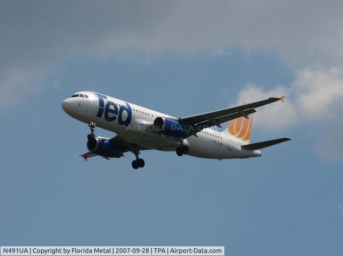 N491UA, 2002 Airbus A320-232 C/N 1741, Ted
