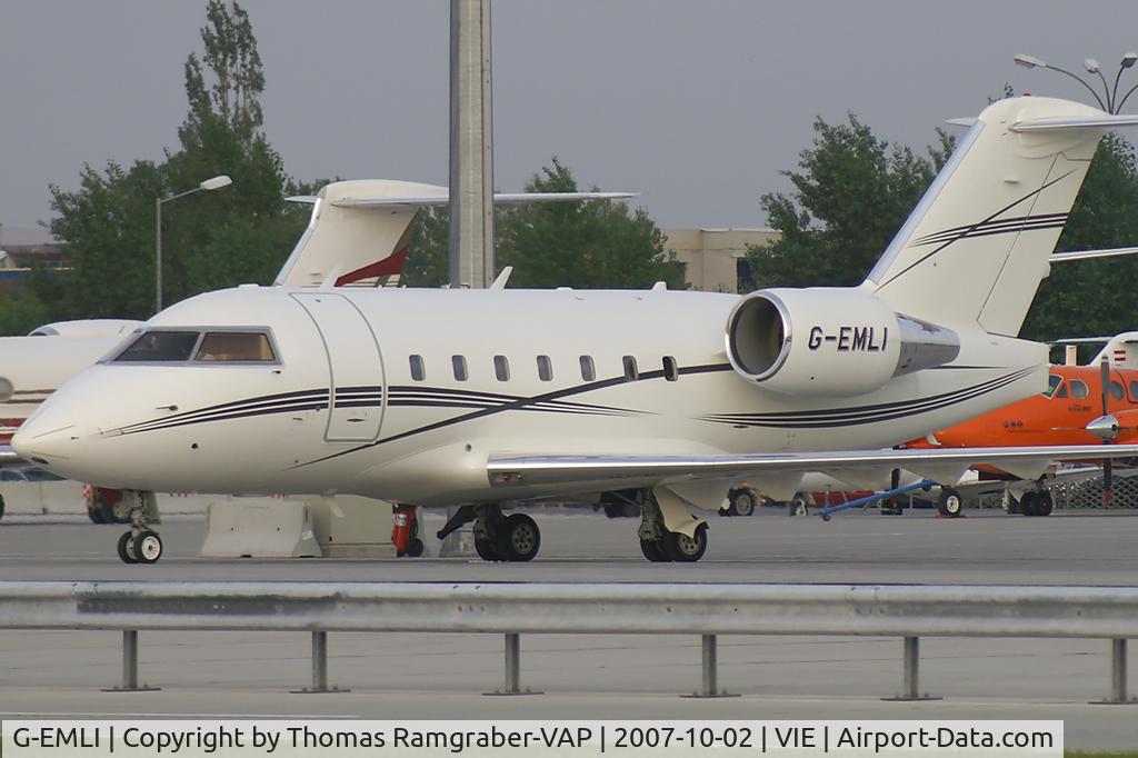 G-EMLI, 1998 Bombardier Challenger 604 (CL-600-2B16) C/N 5383, Twinjet Aircraft Sales Ltd. Canadair CL600 Challenger
