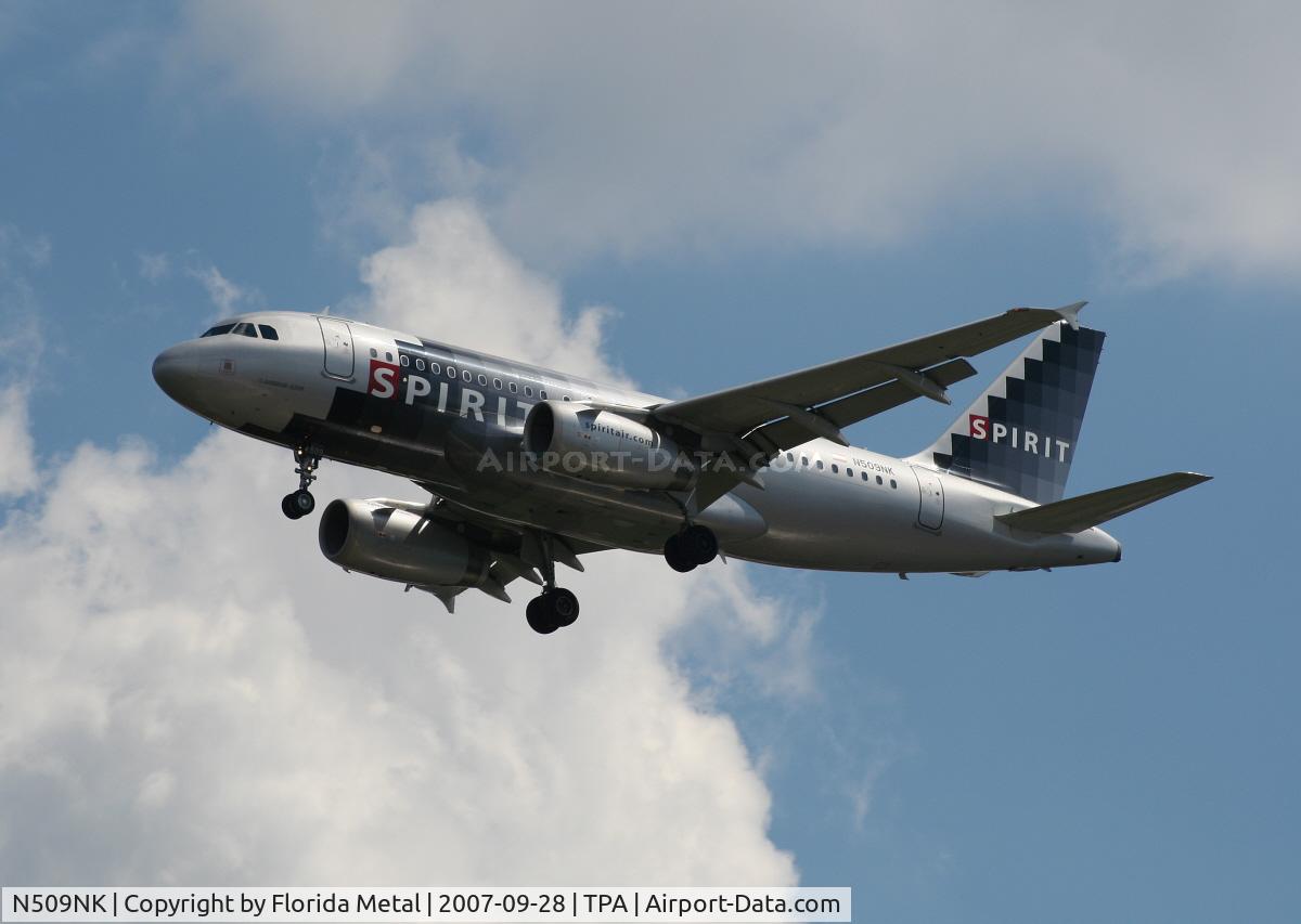 N509NK, 2005 Airbus A319-132 C/N 2603, Spirit