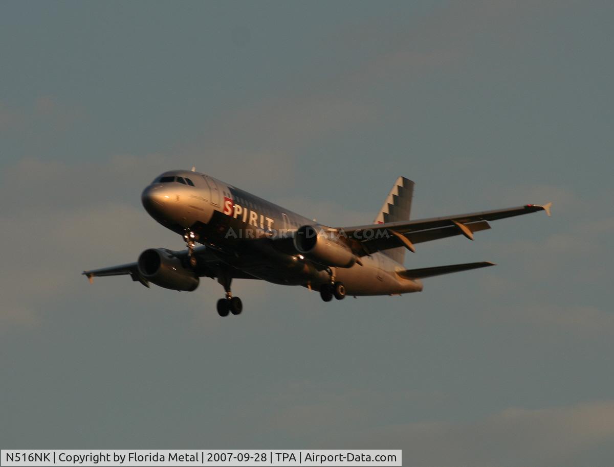 N516NK, 2006 Airbus A319-132 C/N 2704, Spirit