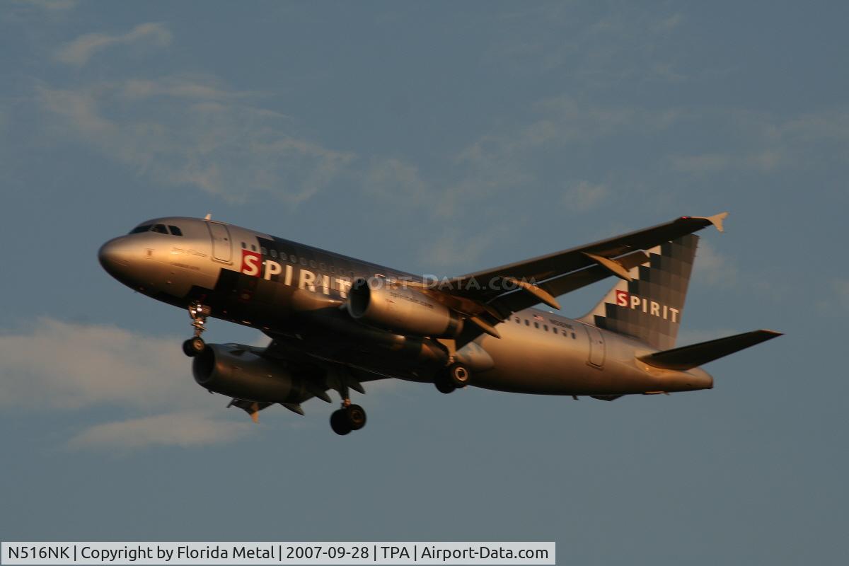 N516NK, 2006 Airbus A319-132 C/N 2704, Spirit