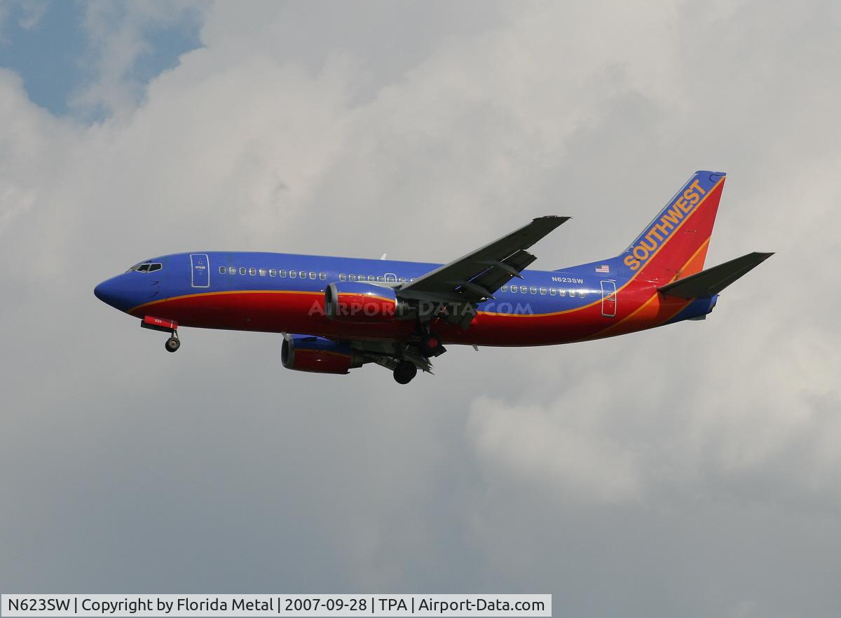 N623SW, 1996 Boeing 737-3H4 C/N 27933, Southwest