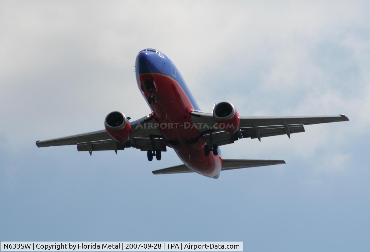 N633SW, 1996 Boeing 737-3H4 C/N 27936, Southwest