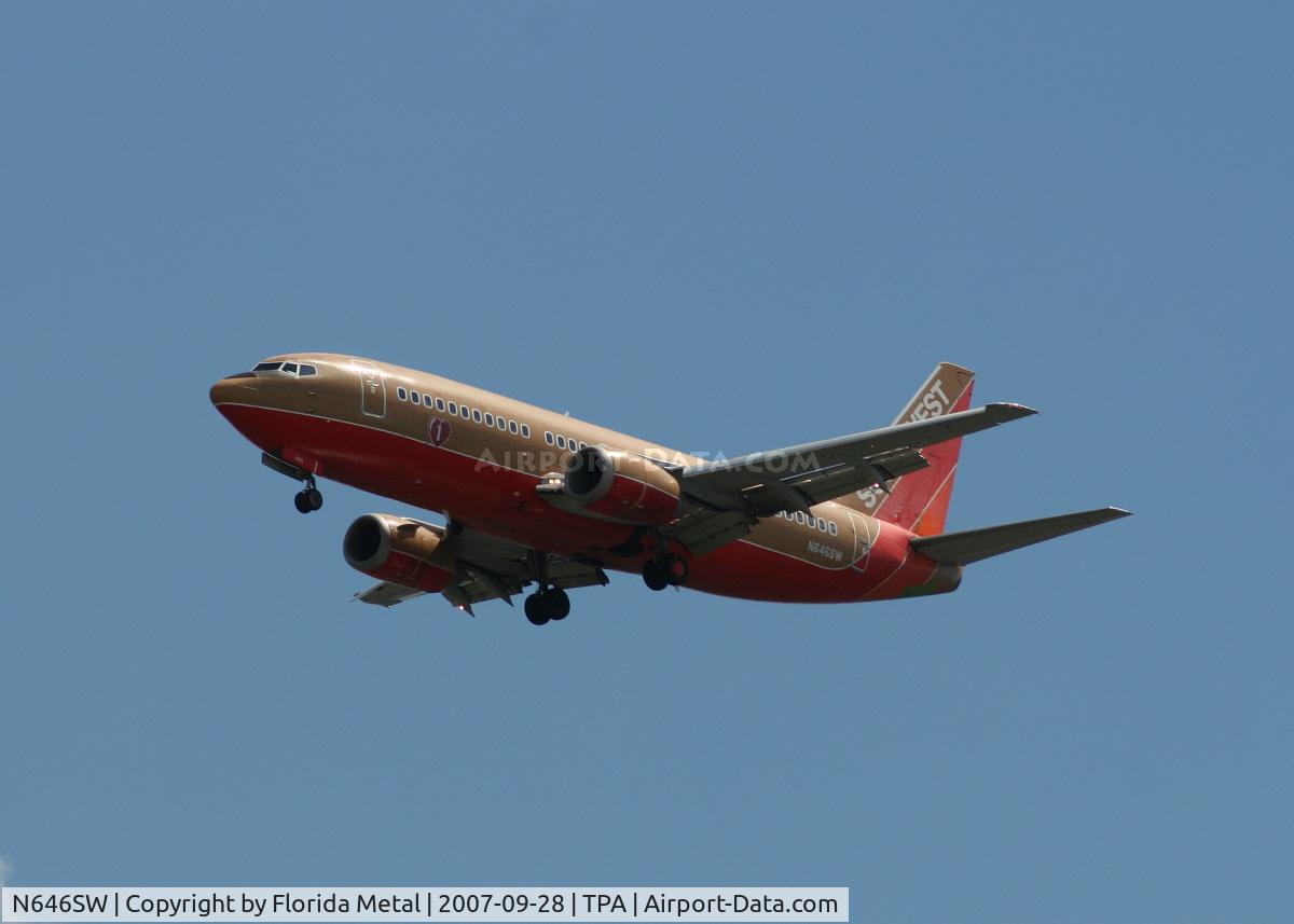 N646SW, 1997 Boeing 737-3H4 C/N 28331, Southwest