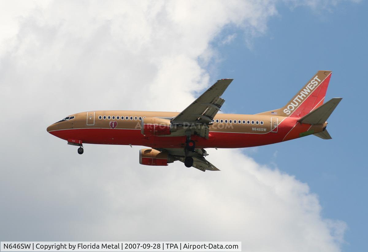 N646SW, 1997 Boeing 737-3H4 C/N 28331, Southwest