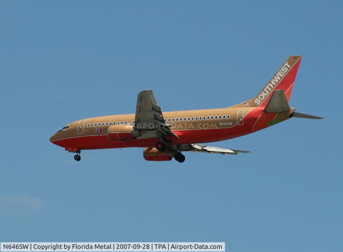 N646SW, 1997 Boeing 737-3H4 C/N 28331, Southwest