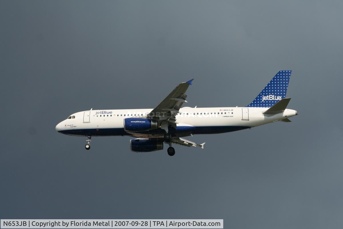 N653JB, 2007 Airbus A320-232 C/N 3039, Jet Blue
