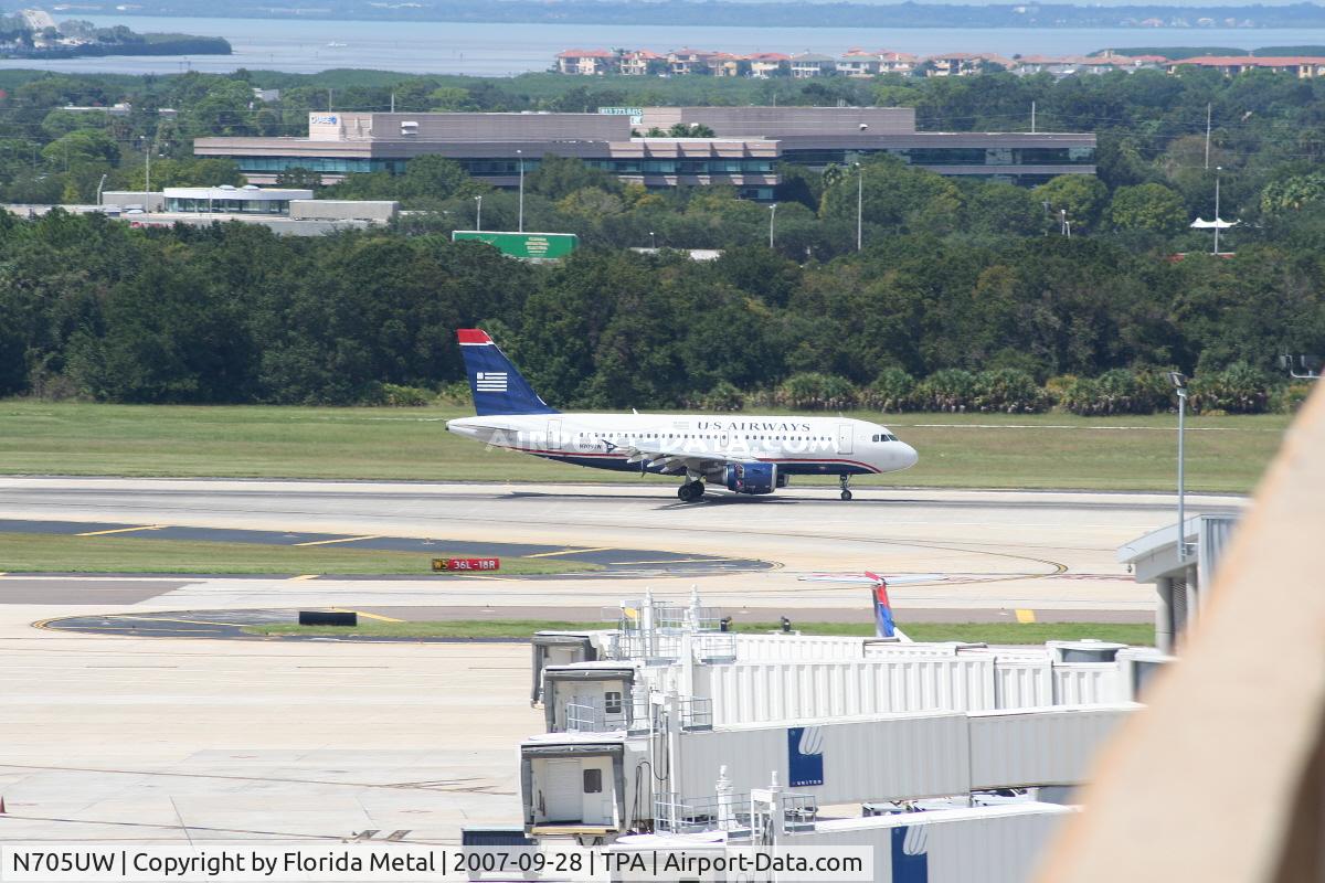 N705UW, 1998 Airbus A319-112 C/N 0929, US