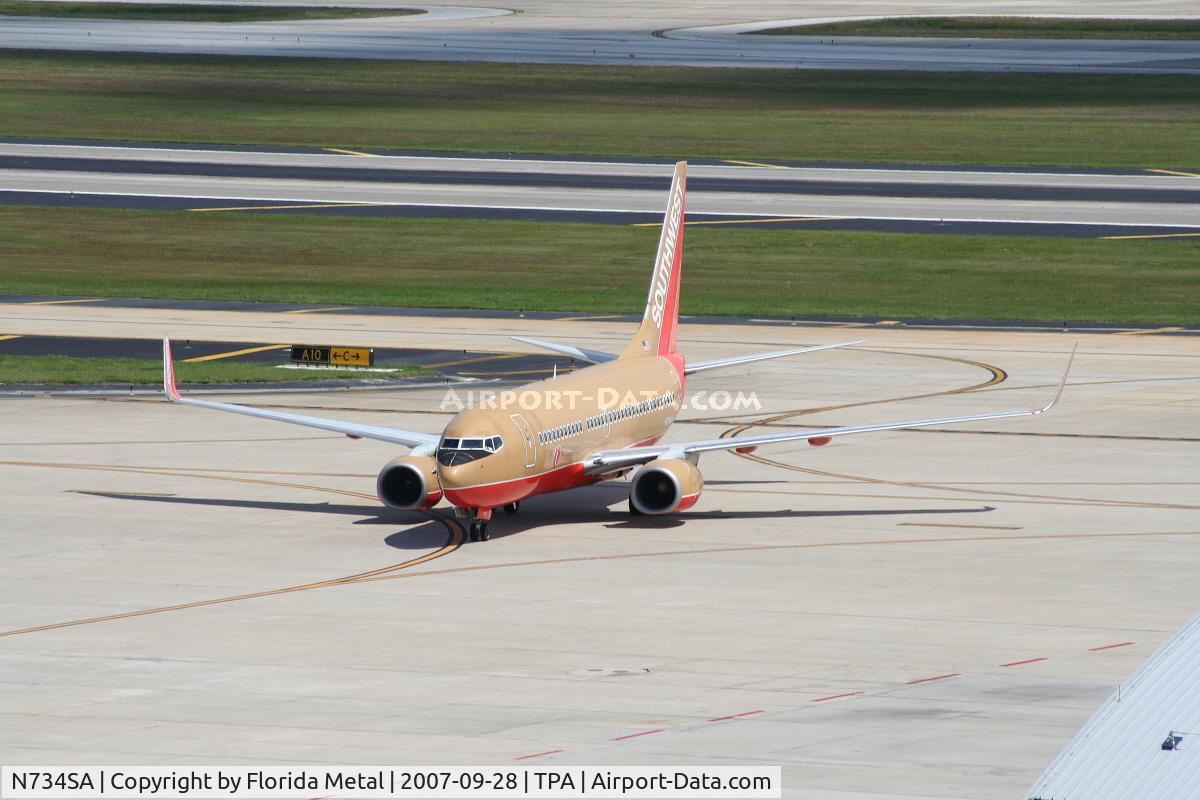 N734SA, 1999 Boeing 737-7H4 C/N 27866, Southwest